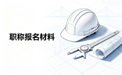 职称申报材料